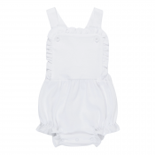 Blank Girl's Ruffled Vintage Style Sunsuit